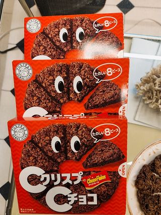 NISSIN 닛신 크리스피 초코 — 5점을 준 리뷰어가 2023년 1월 올린 사용 사진