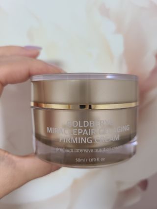 피부미 골드베릴 미라클페어 세레이징 퍼밍 크림 50ml — 5점을 준 리뷰어가 2021년 9월 올린 사용 사진