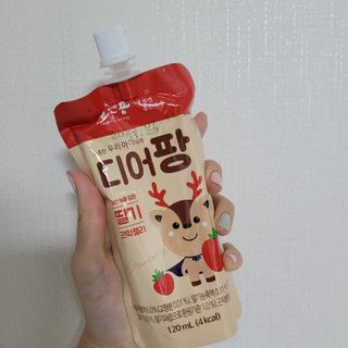 [몸엔용] 우리 아이 건강간식, 달콤한 녹용곤약젤리 디어팡 4종 — 5점을 준 리뷰어가 2021년 11월 올린 사용 사진