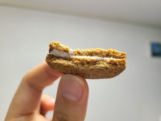 롯데제과 롯샌 카페크런치 — 3.5점을 준 리뷰어가 2021년 10월 올린 사용 사진