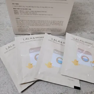 라라앤모어 유아 액체세제+세탁기클리너 — 5점을 준 리뷰어가 2022년 3월 올린 사용 사진