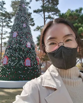 케이퓨리 귀편한 숨쉬기편한 새부리형 항균 구리마스크 대형 — 4.5점을 준 리뷰어가 2022년 11월 올린 사용 사진