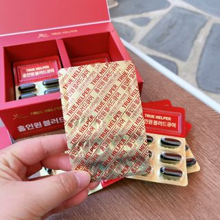 트루헬퍼 홀인원 블러드큐어 혈행+혈압+콜레스테롤 한번에 1박스 1개월 — 5점을 준 리뷰어가 2023년 2월 올린 사용 사진