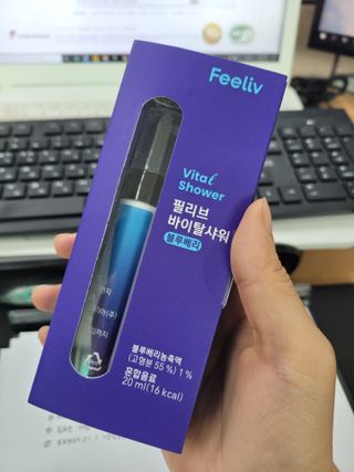 필리브 바이탈 샤워 3종 — 4점을 준 리뷰어가 2021년 6월 올린 사용 사진