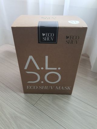 알도(A.L.D.O) 알도 에코슈브 성인 마스크(특대형) — 5점을 준 리뷰어가 2022년 9월 올린 사용 사진