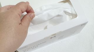[엠메이데이] 엠쉴드 마스크KF-AD 화이트 50EA — 5점을 준 리뷰어가 2022년 2월 올린 사용 사진