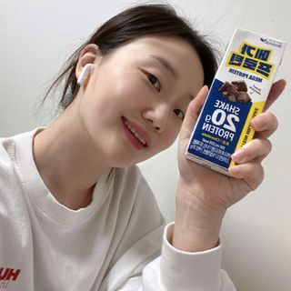바디랩 프로틴음료 단백질쉐이크 메가프로틴 — 5점을 준 리뷰어가 2022년 5월 올린 사용 사진