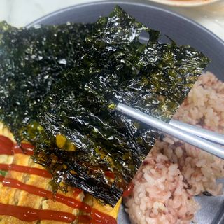 [해림맛김] 들기름에 구운 바삭바삭 김 4종 세트 + 1종 랜덤발송 총5개입 — 5점을 준 리뷰어가 2021년 2월 올린 사용 사진