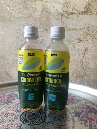 더그레잇티 콤부차 [매일유업] 더그레잇티 44kcal 콤부차 300ml *12개입 (오리지널 6개+베리리치 6개) — 5점을 준 리뷰어가 2023년 7월 올린 사용 사진
