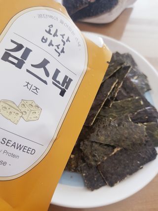 더빈트 와삭바삭 김스낵 — 5점을 준 리뷰어가 2023년 1월 올린 사용 사진