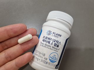 [Dr.PNT] 닥터피엔티 클레어랩스 프로바이오틱스 메타에프 [1개월분] — 4점을 준 리뷰어가 2022년 6월 올린 사용 사진