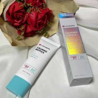 리더스코스메틱 리더스 카밍 바이오틱스 선 에센스 SPF 50+ PA++++ — 5점을 준 리뷰어가 2022년 5월 올린 사용 사진
