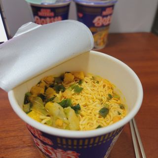 NISSIN 닛신 컵누들  4종 - 씨푸드오리지날, 씨푸드 스파이시, 씨푸드 커리, 씨푸드 XO소스 — 5점을 준 리뷰어가 2022년 12월 올린 사용 사진