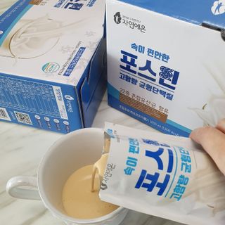 자연에온 마시는 프로틴 고함량 균형단백질 음료 포스틴 125ml 10개입 1BOX — 3점을 준 리뷰어가 2021년 5월 올린 사용 사진