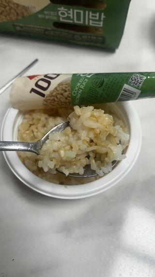 [구매평]양반 동원 양반 100밥 현미밥, 130g, 12개 — 5점을 준 리뷰어가 2025년 5월 올린 사용 사진