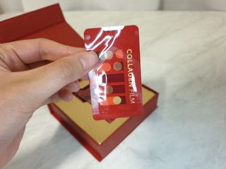 프리마인 귀족의 콜라겐, 92배 흡수율. 럭셔리 프리미엄 셀라브 콜라겐필름 30매 — 5점을 준 리뷰어가 2021년 12월 올린 사용 사진