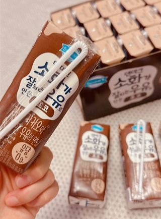 [구매평]덴마크 소화가 잘되는 우유로 만든 초코, 190ml, 24개 — 4점을 준 리뷰어가 2025년 2월 올린 사용 사진