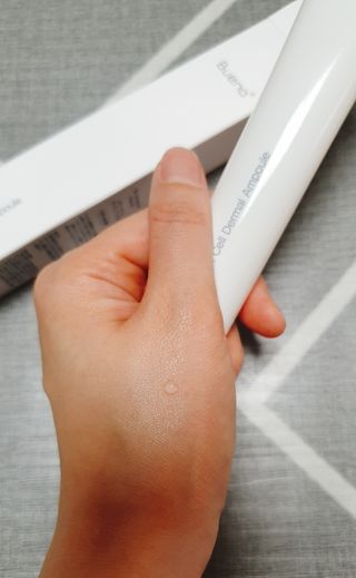 브에노 스킨셀 더마 앰플 — 5점을 준 리뷰어가 2021년 6월 올린 사용 사진