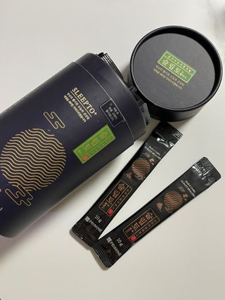 프리마인 자체 기업부설 연구소에서 찾아낸 건강한 수면의 비밀.  슬립토 플러스 30포 — 5점을 준 리뷰어가 2021년 11월 올린 사용 사진