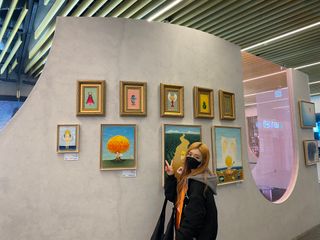 아방갤러리카페 용산아이파크몰점 [아방갤러리카페] 음료 택 2 +  베이커리 5종 중 택 1 — 5점을 준 리뷰어가 2021년 4월 올린 사용 사진