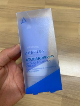 에스트라 아토베리어365 하이드로 수딩크림 — 5점을 준 리뷰어가 2022년 6월 올린 사용 사진