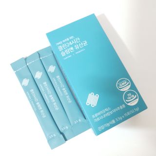 클린24시간 슬림앤유산균 1박스 (3.5g X 15포) — 5점을 준 리뷰어가 2022년 8월 올린 사용 사진