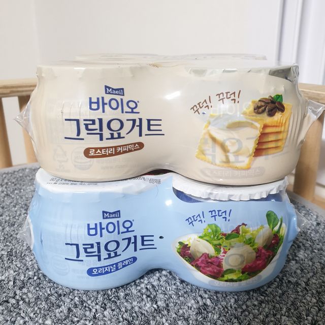 매일바이오 그릭요거트 오리지널 플레인 4개, 로스터리 커피믹스 4개 리뷰 사진