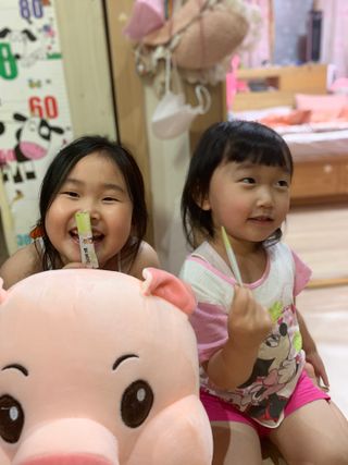 연세생활건강 키즈텐 멀티비타민 1BOX (30포) — 4점을 준 리뷰어가 2022년 5월 올린 사용 사진