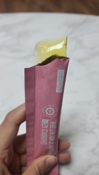 주식회사 얼굴반쪽 [얼굴반쪽 가르시니아 2,800mg] x 14포 1주 젤리 다이어트 보조제 체지방감소 — 4점을 준 리뷰어가 2021년 12월 올린 사용 사진