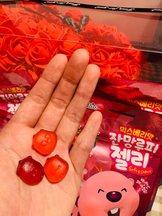 [팔도] 잔망루피젤리 믹스베리맛 42g 8개 — 5점을 준 리뷰어가 2022년 3월 올린 사용 사진