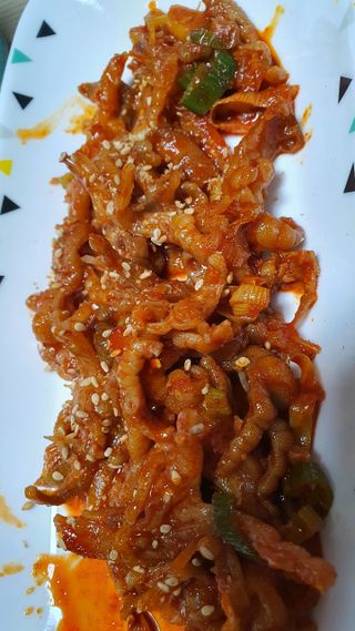 불타 호랑이 닭발 250g — 5점을 준 리뷰어가 2021년 7월 올린 사용 사진