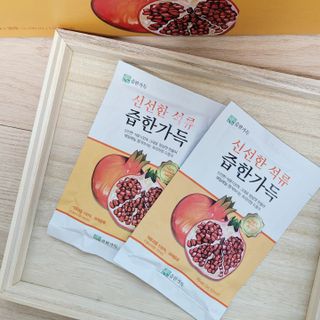 즙한가득 신선한 석류즙 70ml x 30포, 선물박스 — 5점을 준 리뷰어가 2021년 12월 올린 사용 사진