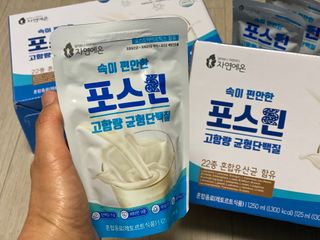 자연에온 마시는 프로틴 고함량 균형단백질 음료 포스틴 125ml 10개입 1BOX — 5점을 준 리뷰어가 2021년 4월 올린 사용 사진
