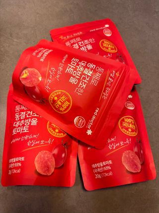레드닥터 통째로 동결건조한 대추방울토마토 20g * 4봉 — 5점을 준 리뷰어가 2023년 8월 올린 사용 사진