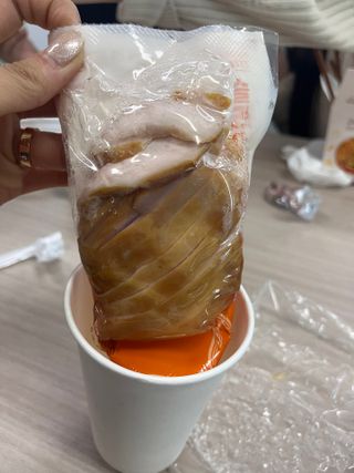 한끼통살 슬라이스 닭가슴살 — 5점을 준 리뷰어가 2023년 2월 올린 사용 사진