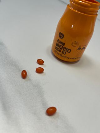 앙팡 츄어블 비타민D 1000 IU 130mg x 90정 — 5점을 준 리뷰어가 2023년 1월 올린 사용 사진