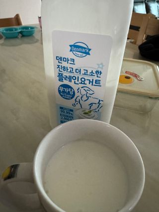 프리_[덴마크] 진하고 더 고소한 플레인 요거트 1.8L — 5점을 준 리뷰어가 2025년 5월 올린 사용 사진