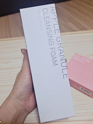 [크리스앤릴리] 애플 그래뉼 클렌징폼 — 4점을 준 리뷰어가 2022년 9월 올린 사용 사진