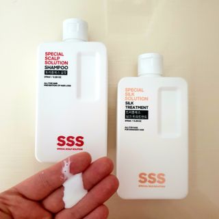 트리플에스 탈모 샴푸 275ml + 실크 트리트먼트 275ml — 5점을 준 리뷰어가 2021년 3월 올린 사용 사진