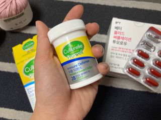 컬처렐 LGG 유산균 이뮨 디펜스 28정 — 4.5점을 준 리뷰어가 2021년 2월 올린 사용 사진