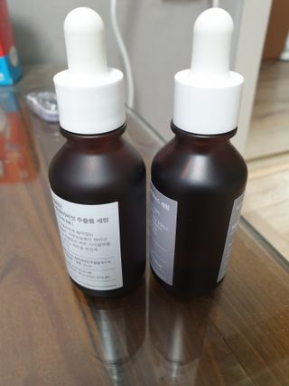 마리엔메이 히알루로닉스 세럼 + 청귤 흰목이버섯 추출물 세럼 — 5점을 준 리뷰어가 2021년 8월 올린 사용 사진