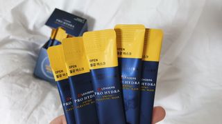 리더스코스메틱 리더스 프로 하이드라 아미노 슬리핑 마스크 — 5점을 준 리뷰어가 2021년 1월 올린 사용 사진