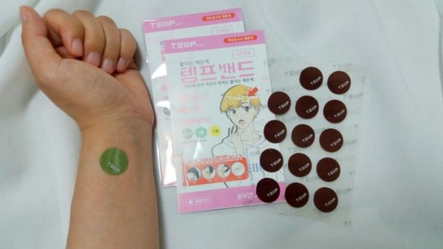 템프밴드 스티커 체온계 리뷰 사진