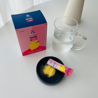 비타앤C 레몬맛, 망고맛 — 3.5점을 준 리뷰어가 2021년 6월 올린 사용 사진