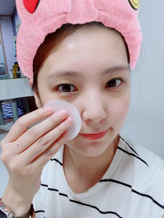 키노닉스 양배추 카밍 진정 토너패드 — 4.5점을 준 리뷰어가 2021년 9월 올린 사용 사진