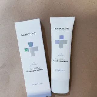 바노바기 코스메틱 바노바기 밀크씨슬 리페어 시카 선스크린 플러스 50ml — 4점을 준 리뷰어가 2023년 2월 올린 사용 사진