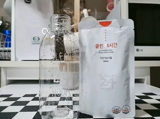 클린24시간 1BOX(5포) + 전용보틀(500ml) — 5점을 준 리뷰어가 2023년 2월 올린 사용 사진