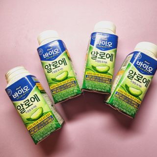 LIVE 매일바이오 알로에 드링킹 요거트 — 5점을 준 리뷰어가 2022년 4월 올린 사용 사진