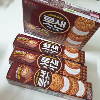 롯데제과 롯샌 카페크런치 — 5점을 준 리뷰어가 2021년 10월 올린 사용 사진