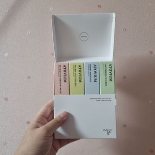 마이디플러스 아토비옴 4종 기프트 패키지 — 5점을 준 리뷰어가 2021년 11월 올린 사용 사진